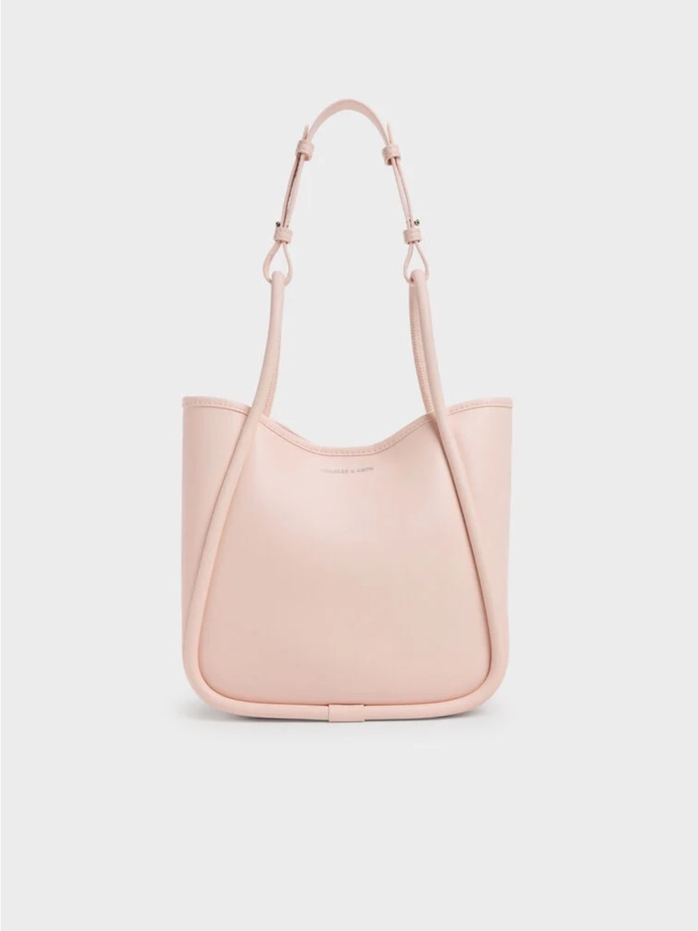 Charles & Keith Blush Pink Lyla Shoulder Tote